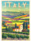 MyPuzzle Romantische ländliche Landschaft, Italien, Art Deco Style Vintage Poster, Illustration - Premium 1000 Teile Puzzle - MyPuzzle Sonderkollektion von Puzzle Galaxy