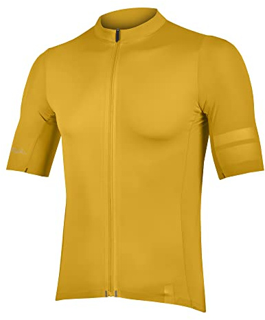 Endura Herren Pro SL Rennradtrikot, kurzärmelig, Gelb Senf, Größe L