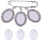 Hochzeit Brautstrauß Foto Anhänger Oval Braut Anhänger Ornament Brosche Schlüsselanhänger Zubehör Schmuckherstellung