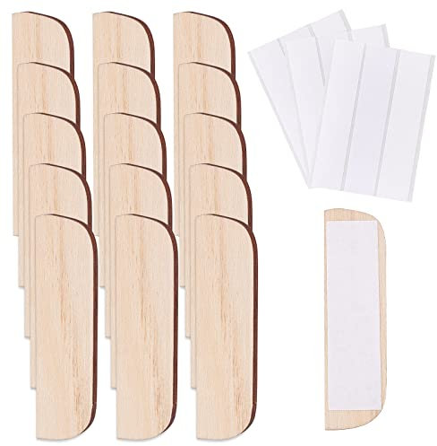 CRASPIRE 15PCS Hinge Repair Plates - 3.5inch/8.9cm Hinge Repair Board Cabinet Door Furniture Hole Cover Plate with Double Sided Stickers