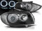 Scheinwerfer für BMW 1er E87 2004-07 Angel Eyes schwarz