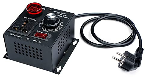 Regolatore di velocità variabile SCR adatto per router, ventilatore, motore elettrico, reostato, AC 110 V, 220 V, 15 A, 4000 W max