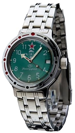 Strela VOSTOK Wostok Komandirskie 2416/420307 Military Taucheruhr 20ATM 200m Automatik russische mechanische Uhr aus Russland mit Selbstaufzug
