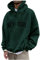 Zip Up Hoodie Kapuzenpullover Für Herren Sweatjacke Herren Mit Kapuze New York Druck Lustige Pullover Loose Fit Y2K Hoodie Baggy Herbst Hip Pop Streetwear Hoodie Sweater Herren (Dark Green 6XL)