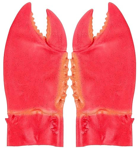 PRETYZOOM 1paar Silikon Krabbenkrallen Handschuhe Für Cosplay Lustige Halloween Accessoires Hautfreundlich Kreative Gestaltung Für Partys Und Bühnenaufführungen