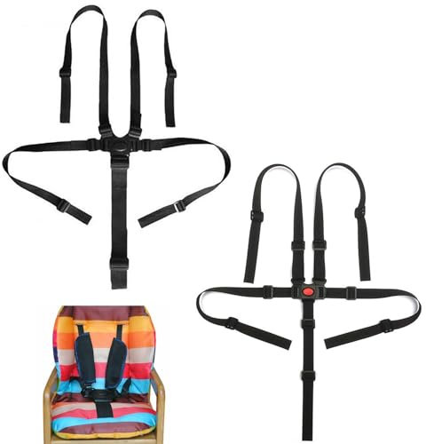 2 Stücke Sicherheitsgurt für Kinder Sicherheitsgurt für Baby Kinderwagen Kinder Sicherheitsgurt Verstellbare Hochstuhl Sicherheitsgurte Gurte Babygurt Dreirad Kindersitz im Auto Kindergeschirr