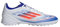 adidas Unisex-Adult F50 League Turf Soccer Cleats Sneaker, White/Solar Red/Lucid Blue, 11 Women/10 Men