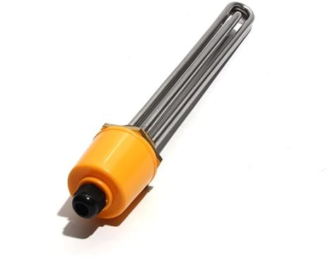 SSIMOO Élément Chauffant 220 V/380 V DN40/1.5 pièces de thermoplongeur 3KW/4.5KW/6KW/9KW/12KW 201SS for réservoir d'eau/Homebrew Kindly (Color : 6KW 250mmL, Size : 4-380V)