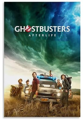 keev Leinwand-Poster, Motiv: Ghostbusters Afterlife, dekoratives Gemälde, Schlafzimmer, 30 x 45 cm, ungerahmter Stil