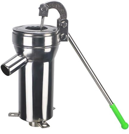 Pompe à Eau Profonde Manuelle en Acier Inoxydable, Pompe d'aspiration à Secousse Manuelle en Profondeur, Pompe de Puits à Main pour la Maison, le Jardin, l'épaisseur de la Cour