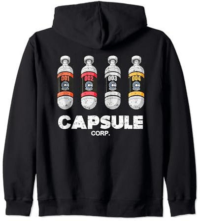 Capsule Corp pour Geek et Otaku fan d'Animé et de Manga 90s Sweat à Capuche