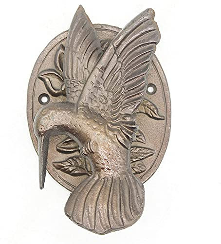 SGKOMN Door Knocker Vintage Front Door Home Decorative Unique Bird Door Knockers, Antique Casting Iron Door Ring | Front Gate Handle | Lightweight Cupboard Knock Rings, Outdoor