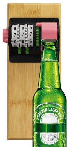 Abridor de botellas con contador de cuentas: abridor de botellas, abridor de botellas de novedad | Multifuncional, magnético y decorativo, abridor de pared, nuevo abridor para frigoríficos, hoteles