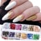 Claw Culture Nail Foil Flakes Multi 12pc Box Nail Acyrlic Foils