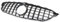 GLILAR Kühlergrille Kompatibel Mit Benz Für W205 C200 C250 C300 C350 C-Klasse 2019 2020 2021 2022 2023 Auto-Frontgrill, Oberer Stoßstangengrill Mit Kamera, Glänzend Schwarz