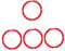 jojofuny 4pcs Pressure Cooker Spare Parts Silicone Ring Replacement Gasket for Pressure Cooker Circle (3qt)