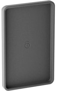 Lockcard Cashplate - Münzfach für Slim Wallet I Erweiterung Smart/Slim Wallet für Kleingeld & Scheine, Schlüssel, SD-Karten I Kompatibel mit vielen gängigen Wallets I Coin Case/Coin Card 10x2€ (Groß)