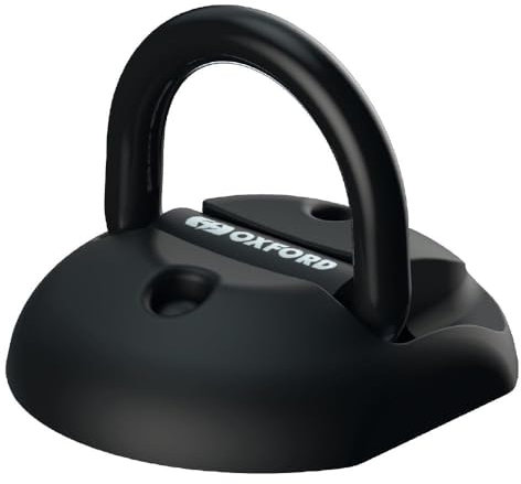 Oxford Compact Motorcycle Ground & Wall Anchor, Sold Secure GOLD & ART 4 Star Rated | Fits Chains Up to 16mm