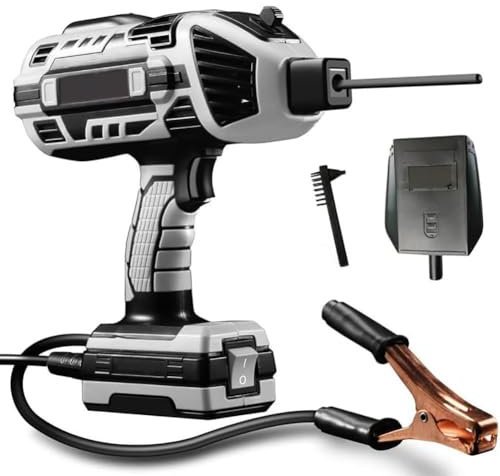 Welding Machine Handheld - Stick Welder Kit with Toolbox - 6 Variable Current Adjustments for 2.5-3.2mm Electrodes