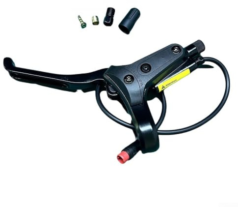 Hydraulischer Bremshebel für Elektrofahrräder mit Abschaltung, 2-adrig, 3-polig, SM2A-Ölbremsgriff für E-Bikes und Roller, Aluminiumlegierungsmaterial (2P links)