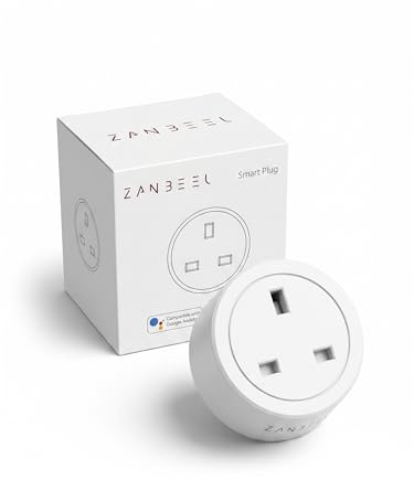 Smart Wi-Fi Plug Socket with Timer, App Remote Control, Works with Alexa & Google Home, 13A UK Smart Plug (4, One Size)