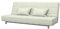 Soferia Sofabezug Kompatibel Mit Beddinge 3er Bettsofa Sofaüberzug Sofaüberwurf Sofaschoner Kunstleder Lederoptik Wasserabweisend Pflegeleicht Antiallergisch Eco Leather Ecru