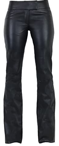 Unbekannt Kathrin 2 Damen Lederhose aus echtem Lamm Nappa Leder
