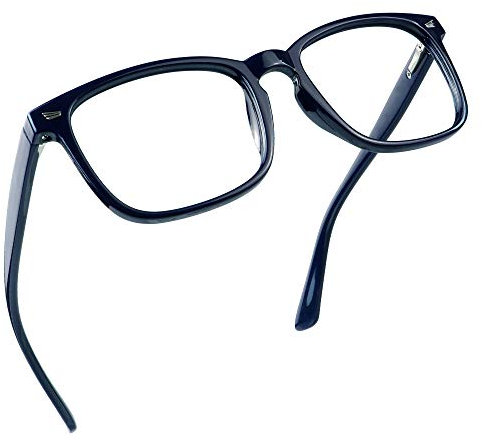 LifeArt Blaue Licht Blockieren Brille, Anti-Augen-Müdigkeit, Computer Lesebrillen, Gaming Brille, TV Brille für Frauen Männer, Anti UV, Anti Glare (Klare, +0.25 Vergrößerung
