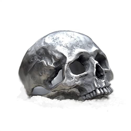 Sterling Silber 925 Totenkopf Ringe Schmuck Schädel Herren Handgemacht Juwelen