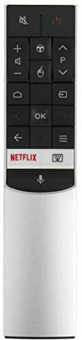 ALLIMITY RC602S JUR1 Télécommande remplacée pour TCL Android 4K UHD TV U49C7006 U55C7006 U65C7006 U75C7006 U55X9006 U65X9006 U43P6046 U49P6046 U55P6046 U60P6046 U65P6046 U65S9906 50DP660