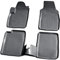 Recambo 3D Gummi Fußmatten kompatibel für FIAT Panda | Typ 169 | BJ 2003-2012 | Auto Gummimatten | Passgenau | mit Rand | schwarz