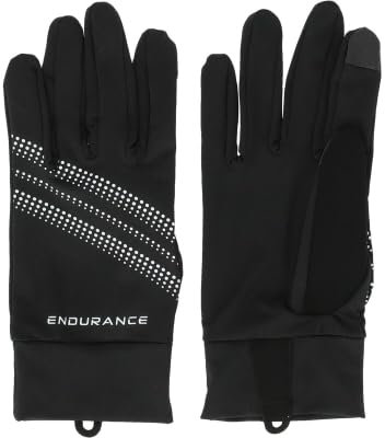 Endurance Unisex Gloves Sherman mit praktischer Touch-Funktion 1001S Black, M