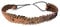 Coffee Womens Sequin Polyester Fancy Dress Headband 38 x 3cm