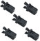5pcs Touch Lid Bin Lock Plastic Spare Repair Replacement Black