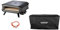 Ezooza COZZE Forno per Pizza a Gas 17 XXL con termometro Fino a 400° 42.5 x 42.5 cm Include erogatore e Copertura