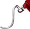 Gdrtwwh Gancio per impasto in acciaio inox per mixer KitchenAid da 5 e 6 litri, parti di ricambio, gancio per il pane, lavabile in lavastoviglie (sostituire KNS256CDH)