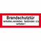 Indigos UG - Schild Brandschutz Brandschutztür verkeilen, verstellen, festbinden - 29,70 cm x 10,50 cm - Warnung - Sicherheit - Hotel, Firma, Haus - Aluverbundplatte 3mm - Hinweisschild - Warnschild