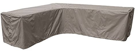Raffles Covers L-Form Abdeckschutz 260 x 200 x 90 H: 70 cm | Atmungsaktiv | Wasserdicht | UV - beständig | Doppelt genähte, PU-versiegelte Naht | Elastischer Kordelzug |