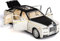 TGRCM-CZ Compatible pour 1/32 Rolls-Royce Phantom Model Car Toy Car avec son et lumière pour enfants garçons filles, corps métallique porte ouverte blanc, CZ32203