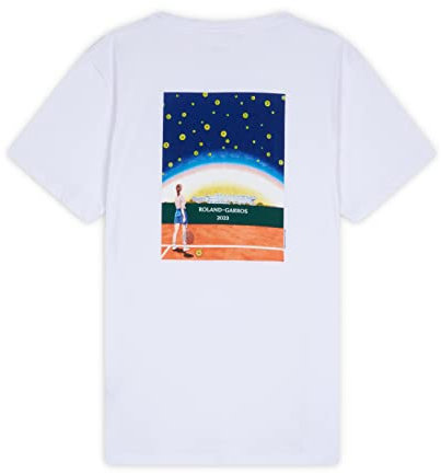 ROLAND GARROS T-Shirt Affiche 2023 Homme - Blanc L