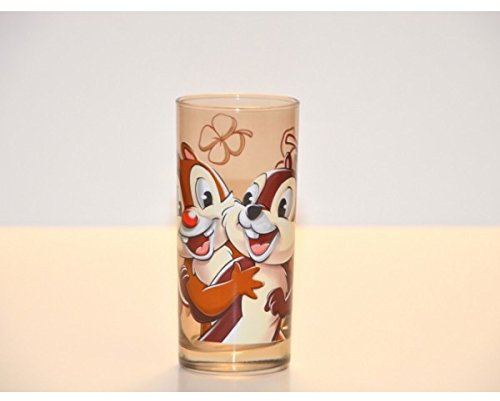 Verre à boire avec personnage Chip 'N' Dale, collection portrait – Disneyland Paris