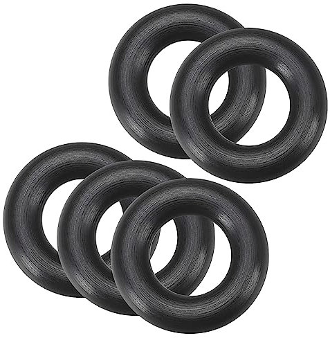 QUARKZMAN 17x10x3.5mm Fluor Caoutchouc O-Anneaux x 5pcs Joint Joint pour Joint Plomberie et Robinet Tuyau, [Noir]