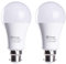 Etrogo Bayonet B22 Motion Sensor LED Light lamp 12W Edison AUTO ON/Off 1100Lm (Warmwhite 3000K, Pack of 2)