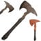 Claymeur 41 cm Full Tang Taktischer Tomahawk Survival Beil Axt mit Scheide für die Praxis, Outdoor-Gebrauch (Jagd, Wandern, Camping)
