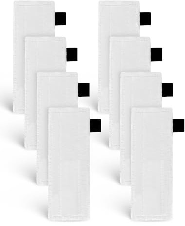 8 x Lingettes pour Kärcher SC2 SC3 SC4 SC5 Accessoires pour Kärcher Nettoyeur Vapeur Serpillières Chiffons Bonnettes Lavettes en Microfibre pour Nettoyeur Vapeur Easyfix SC Série