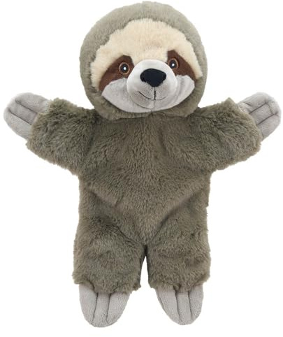 The Puppet Company Sloth ECO Walking Puppet – Soft, Cuddly & Eco-Friendly Hand Puppet – Fun for Kids & Adults – Made from Recycled Materials – 32cm