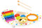GARVALON Musikinstrumente-Set Für Kleinkinder Hölzernes Xylophon Babyspielzeug Pädagogisches Musikspielzeug Rhythmus-entwicklungsspielzeug