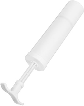 FUNOMOCYA Pompe Portable Manuelle pour Paquet sous Vide, Pompe à Vide Compacte pour Rangement Domestique et Déplacements, Adaptée aux Vêtements, Housses et Valises, Matériau PVC, Couleur