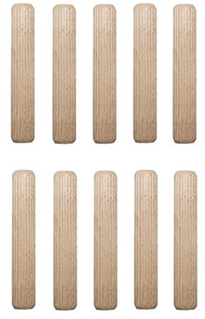 Holzdübel Riffeldübel Holzverbinder 16x80mm 10 Stück (0026)