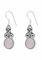 Ohrringe 925 Silber Rosenquarz rosa Stein Edelstein Ohrhänger echt Silber Damen Sterling Silber Hänger Geschenk (MOH-077-07)